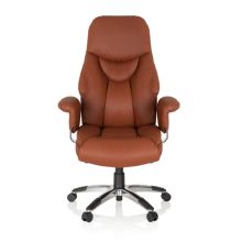 PRADO | Leder - Luxus Chefsessel Braun