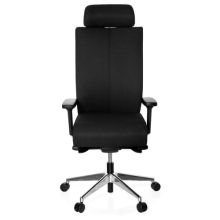 PRO-TEC XXL | Stoff - Profi Bürostuhl Schwarz