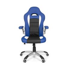 GAME SPORT - Gamingstuhl Schwarz / Weiß / Blau
