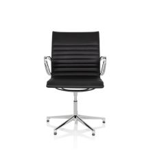 PARIBA V IV - Besucherstuhl Konferenzstuhl Schwarz