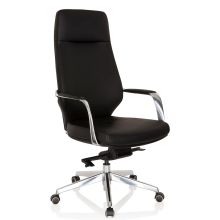 VELVET - Profi Chefsessel Schwarz