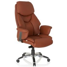 PRADO | Kunstleder - Luxus Chefsessel Braun