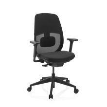 Skandis | ohne Kopfstütze - Profi Bürostuhl Schwarz / Schwarz