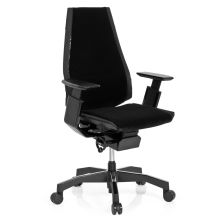 GENIDIA BLACK | Stoff - High End Bürostuhl