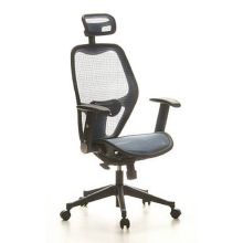 AIR-PORT | Rücken Netz | Sitz Netz - Profi Bürostuhl Blau