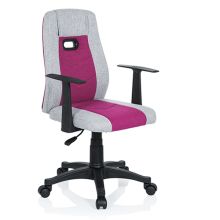 KIDDY EXTRA - Kinderdrehstuhl Grau / Pink