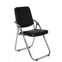 ESTO | Kunstleder - Klappstuhl Schwarz