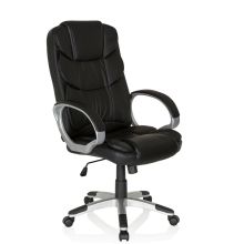 RELAX BY155 - Home Office Chefsessel Schwarz Buerostuhl24
