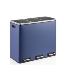 Clean 9 | 3 x 18L - Mülleimer Blau