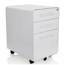 COLOR PLUS I | Metall - Rollcontainer Weiß