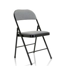 TUDELA II | Stoff - Klappstuhl Hellgrau