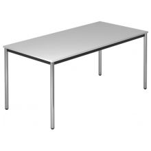 DORAN DR16 C - Grau 160 x 80 mit Rund-Rohr/Chrom