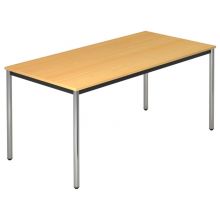 DORAN DR16 C - Buche 160 x 80 mit Rund-Rohr/Chrom