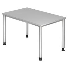 HILO 12 S | Schreibtisch - Grau 120 x 80 höhenverstellbar