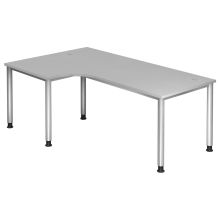 HILO 82 S | Schreibtisch - Grau 200 x 120 höhenverstellbar