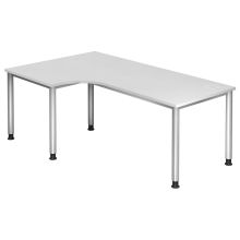 HILO 82 S | Schreibtisch - Weiß 200 x 120 höhenverstellbar