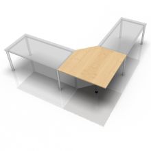 RT12 G - Trapezplatte 120x120 Ahorn