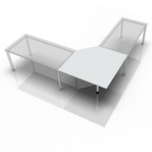 LT12 W - Trapezplatte 120x120 Grau