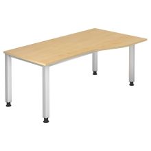 QUEO 18 S | Schreibtisch - Ahorn 180 x 100 höhenverstellbar