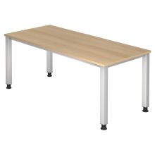 QUEO 19 S | Schreibtisch - 180 x 80 Eiche höhenverstellbar