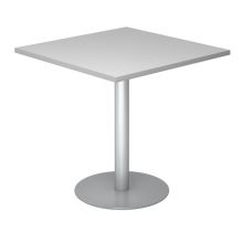 BISTRO F88Q S - System Konferenztisch Grau 80 x 80 Silber