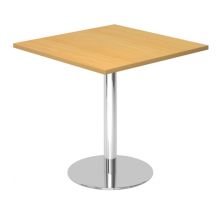 BISTRO F88Q C - System Konferenztisch Buche 80 x 80 Chrom