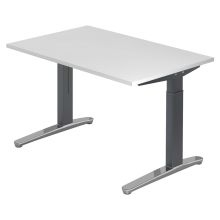 XTRA XB 12 GC | Schreibtisch - Weiß 120 x 80 höhenverstellbar