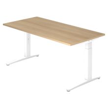 XTRA XB 16 WW | Schreibtisch - 160 x 80 Eiche höhenverstellbar