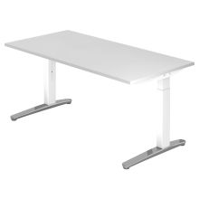 XTRA XB 16 WC | Schreibtisch - Weiß 160 x 80 höhenverstellbar