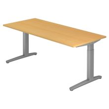 XTRA XB 19 SS | Schreibtisch - Buche 180 x 80 höhenverstellbar
