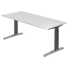 XTRA XB 19 GC | Schreibtisch - Weiß 180 x 80 höhenverstellbar