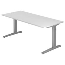 XTRA XB 19 SS | Schreibtisch - Weiß 180 x 80 höhenverstellbar