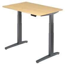 XBHM 12 GG | Schreibtisch - Ahorn 120 x 80 elektrisch höhenverstellbar