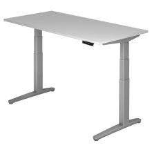XBHM 16 SS | Schreibtisch - Grau 160 x 80 elektrisch höhenverstellbar
