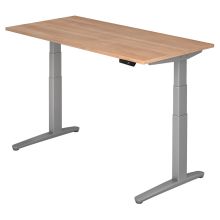 XBHM 16 SS | Schreibtisch - 160 x 80 Nussbaum elektrisch höhenverstellbar