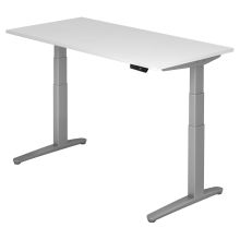 XBHM 16 SS | Schreibtisch - Weiß 160 x 80 elektrisch höhenverstellbar