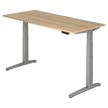 XBHM 19 SS | Schreibtisch - 180 x 80 Eiche elektrisch höhenverstellbar