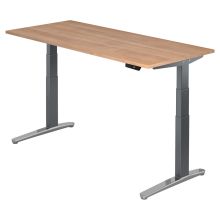 XBHM 19 GC | Schreibtisch - 180 x 80 Nussbaum elektrisch höhenverstellbar