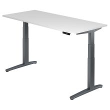 XBHM 19 GG | Schreibtisch - Weiß 180 x 80 elektrisch höhenverstellbar