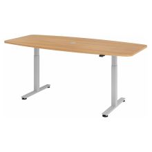 XMST 22 S | Schreibtisch - Eiche 220 x 103 elektrisch höhenverstellbar