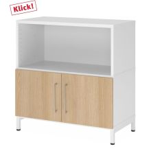 FlexWall | 2 OH | Türen + Korpus | mit Sockelgestell