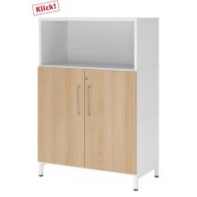 FlexWall | 3 OH | Türen + Korpus | mit Sockelgestell